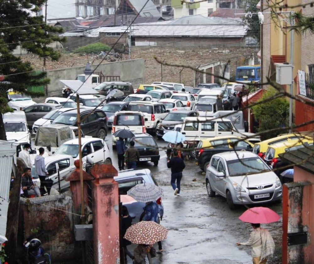 A view of traffic in Kohima town, the capital of Nagaland. (Morung file Photo)